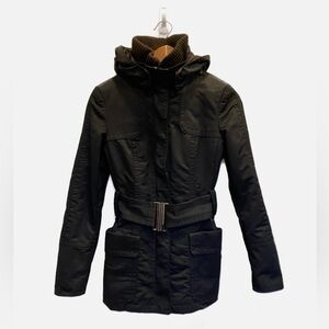 Zara Belted Black Jacket - Size Small